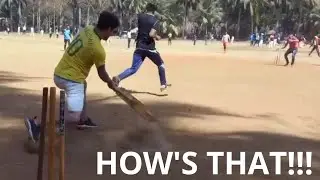 FOREIGNER in INDIA Playing CRICKET with Locals