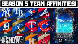 Predicting ALL 30 SEASON 5 TEAM AFFINITIES in MLB The Show 21!