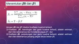 Regresi Linier | Statistika Dasar