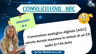 Conversione analogico-digitale (ADC) calcolo durata massima in minuti di un CD audio con fc=44,1kHz