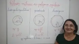Relações métricas em polígonos regulares