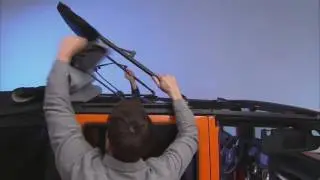 Partial Lowering of the Soft Top-How to use convertible top on 2017 Jeep Wrangler