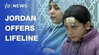 Children from Gaza arrive in Jordan for medical treatment