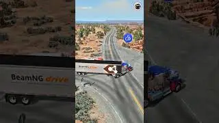 Realistic Highway Car Crashes🚗💥 #realisticcarcrashes #carcrashes #beamngdrive