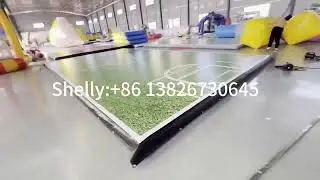 Inflatable Trampoline Park air Track Football Basketball Sport Court Floor