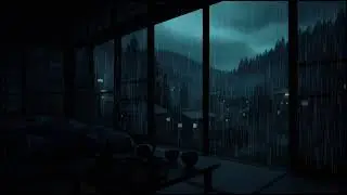 12 Hours of Gentle Rain and Thunder | Peaceful Thunderstorm Sounds for Sleep