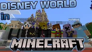 DISNEY WORLD TRIP WITH MY FRIENDS (in Minecraft) | MCParks Minecraft Disney Server
