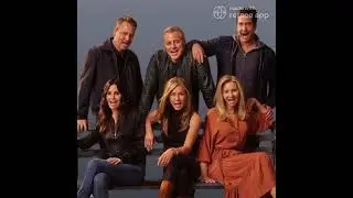 Friends cast singing happy birthday