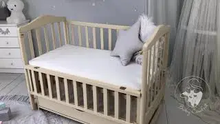 Кроватка детская Baby Comfort ЛД4 слоновая кость