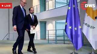 LIVE: Merz & Cyprus President Address Reporters in Berlin | EU Talks Update | AC15