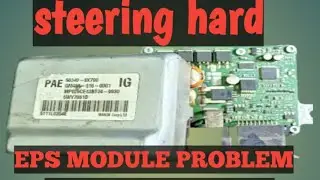 power steering problem eps module repair Hyundai eon car power steering problem fix