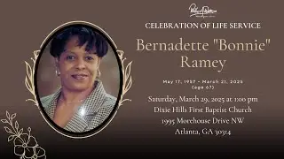 Celebrating The Life & Legacy of Bernadette 
