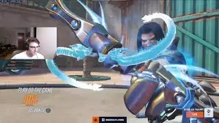 POTG! JAKE INSANE HANZO GAMEPLAY OVERWACTH 2 SEASON 7 TOP 500