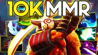 FULL SLOTTED JUGG in a 10K MMR Average Game - with Cr1t and 33