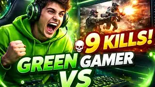 The game is Green Gamer vs baramund 9 player , free fire video 