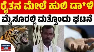 ರೈತನ ಮೇಲೆ ಹುಲಿರಾಯನ ದಾ*ಳಿ | Tiger Attack In Mysore | Kannada News | Karnataka TV