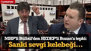 MHP'li Bülbül'den HEDEP'li Bozan'ın konuşmasına tepki: Sanki sevgi kelebeği...