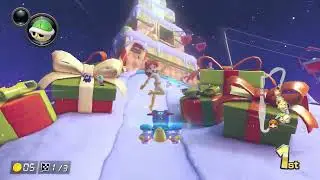 [Former World Record] Moon Cup, 200cc, Items in 7:34.050 | Mario Kart 8 Deluxe