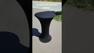 Cocktail table rental for your events #partyrentals