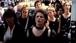 Greenham women keening at Parliament Square