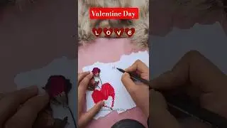 Cute Valentine's Day Card Made Them Cry 🥹💌 | #shorts #valentinesday #gift #art #youtubeshorts #love