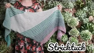 #55 Tuch stricken  / Anleitung / Kathrinchen Kirschblüte / Unikathies Bobbel Tutorial