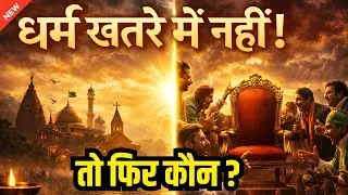 नेता क्यों कहते हैं “धर्म खतरे में है”? | सच बोलती ग़ज़ल | Must Watch @HolyMusicVibes
