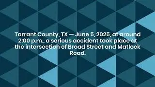 Charles Roberts Injured in Car Accident in Mansfield, TX