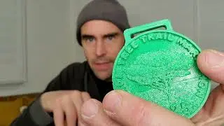 3d Printed Marathon Medals created in zBrush and Fusion 360