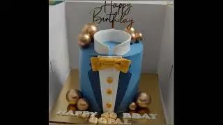 Chocolate Dutch Flavour Cake Design for Dad/ Husband | Hashika's Kitchen Shorts #Shorts