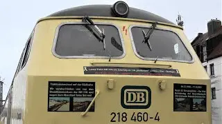 ⚠Letzter⚠ 🇦🇹IC118 Bodensee🇩🇪mit BR218 & RH1144, verlässt letztmalig Lindau-Insel mit 218 460 Conny