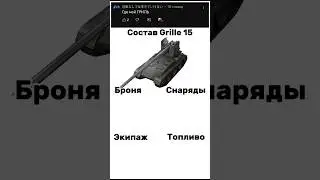 Состав Grille 15 На какой ещё танк сделать обзор? #wot #wotblitz #funny #memes #shorts