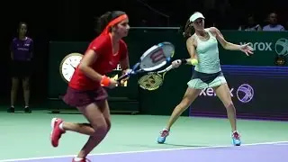 Hingis/Mirza vs Hlavackova/Hradecka | 2015 WTA Finals Highlights