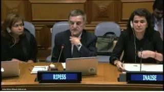 Yvon Poirier at the UN High Level Event on the Social and Solidarity Economy