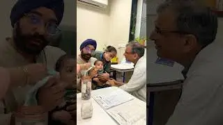 Baby Getting Vaccinated | Real-Time Infant Vaccination at Clinic  #doctor #vaccinator #baby
