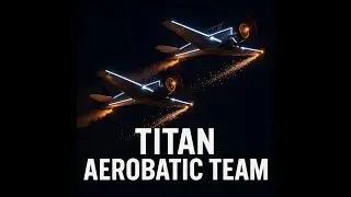 T-6 Texans on FIRE! Titan Aerobatics Epic Night Performance &ndash; Stuart Air Show 2025!