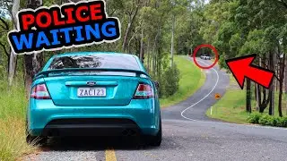 COPS FOLLOW ME ON MOUNTAIN RUN... *XR6 TURBO CRAZY FLUTTER*
