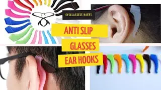 Silicone Anti Slip Glasses Ear Hooks| Instructions | Munaver Mangalam