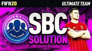 FIFA 20 COMPLETING THE 86 SCREAM MILNER SBC!