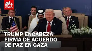 Trump firma acuerdo de paz para Gaza en Egipto sin Israel ni Hamás presentes - Las Noticias