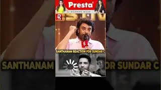 Santhanam's Reaction For Sundar c speechSanthanam Interview With Baradwaj Rangan Devil's Double Next
