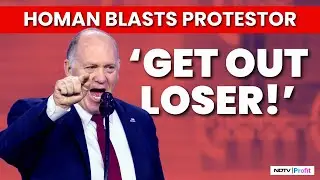 Watch: Trump's 'Border Czar' Loses Cool On Anti-ICE Heckler, Dares Him To 'Bring It On'