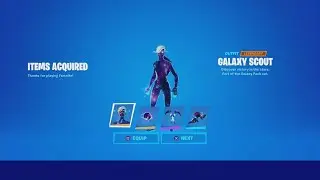 *UNLOCKING* NEW 'GALAXY' Pack/Bundle NEW Fortnite Galaxy Scout Skin Pack! (NEW Fortnite item Shop)