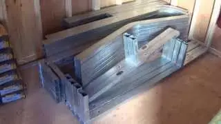 See it before its built DIY Versatube RV Carport - living off the grid