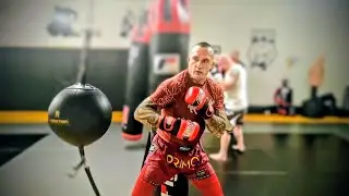 Warmup fun on DOUBLE END Bag Ned Shuput #GFAMMA #gladitorfightacademy