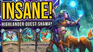Quest Highlander Shaman is DISGUSTING! TONS OF VALUE! - Hearthstone