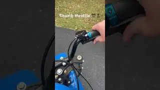 Thumb throttle on top #foryou #minibike #motocross #shorts