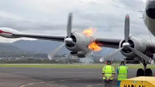 60 minutes of 1940-50-60s radials in 4K. Super Constellation, P-2 Neptune,  Catalina, C-47