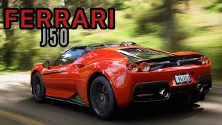 Ferrari J50 with 680 BHP - Forza Camera Mod #gameplay