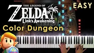 The Legend of Zelda (Link's Awakening) - Color Dungeon | EASY PIANO